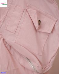 Quần túi hộp M+ hồng