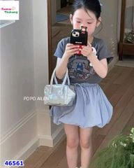 Chân váy bí xanh