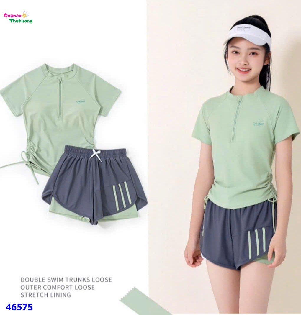 Bộ bơi Ylike xanh Created