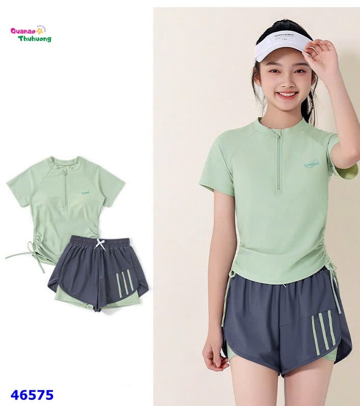 Bộ bơi Ylike xanh Created