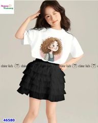 Set Elaine trắng cô gái tóc xù