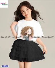 Set Elaine trắng cô gái tóc xù