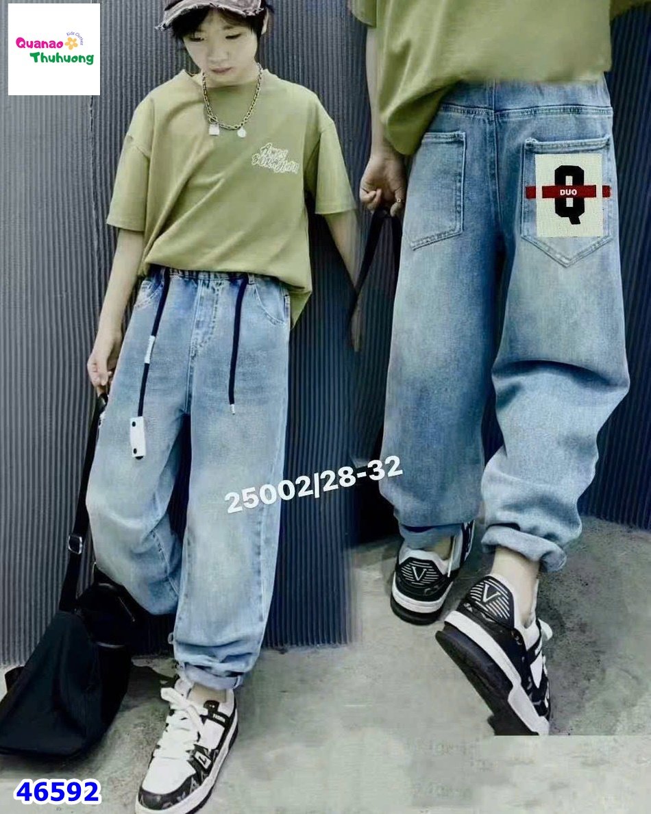 Quần Baggy HBEI.B xanh Q.DUO