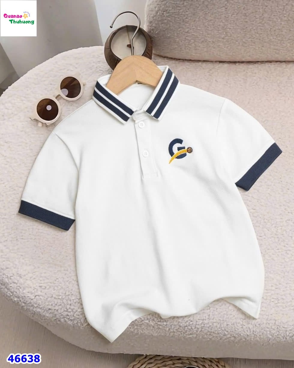 Áo polo Win trắng G