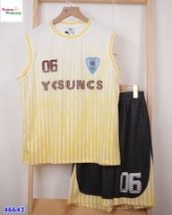 Bộ thể thao sọc vàng 06