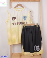 Bộ thể thao sọc vàng 06