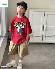 Bộ Elaine đỏ cá mập Tralala