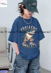 Bộ Elaine xanh đậm cá mập Tralala