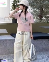 Áo thun hồng trái tim