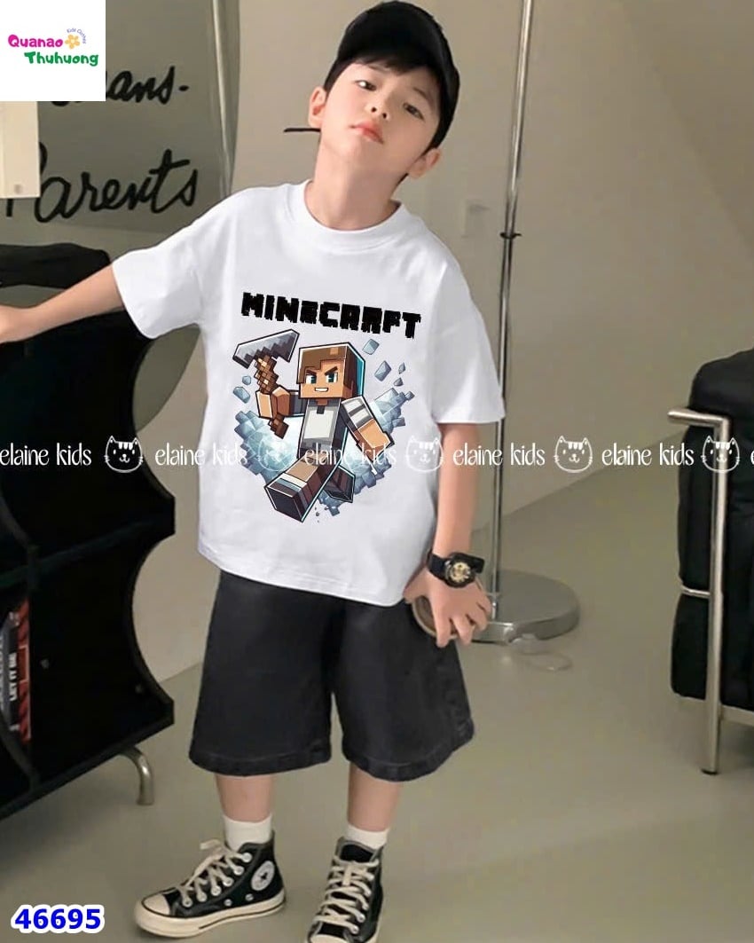 Bộ Elaine trắng Minecraft