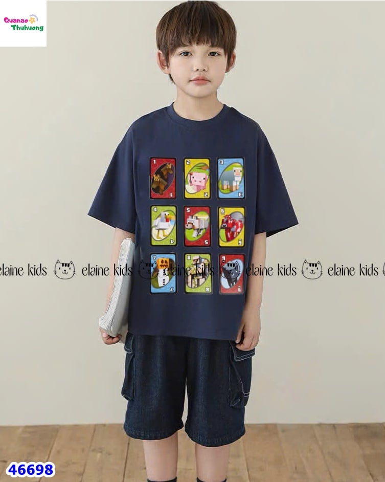 Bộ Elaine xanh đen Minecraft