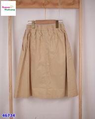 Chân váy kem túi hộp