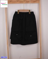 Chân váy đen túi hộp