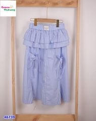 Chân váy dài xanh dương