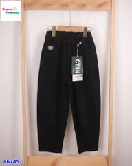 Quần jean XING đen túi OneBead