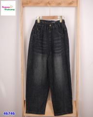 Quần jean Bantang đen túi chư R winter