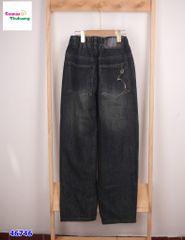 Quần jean Bantang đen túi chư R winter