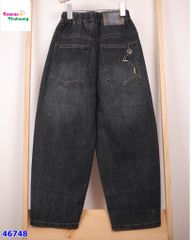 Quần jean Bantang đen túi R