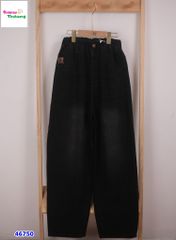 Quần jean Bantang đen túi Desion