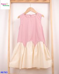 Đầm YoYo hồng sát nách