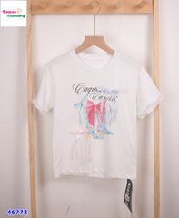 Áo trắng đính nơ