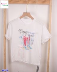 Áo trắng đính nơ