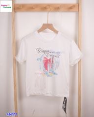 Áo trắng đính nơ