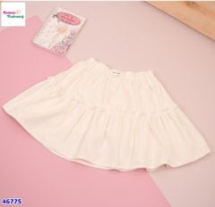 Chân váy kem viền tầng min min
