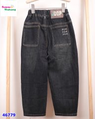 Quần jean dài đen loang one Beath