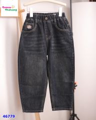 Quần jean dài đen loang one Beath