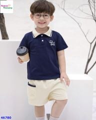 Set Bernie áo polo xanh Up Dog