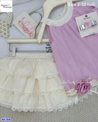 Set Sofia áo yếm hồng