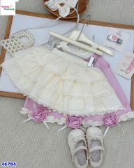 Set Sofia áo yếm hồng