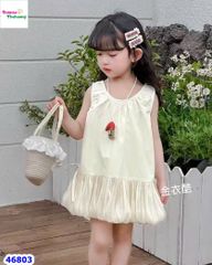 Đầm bí kem sát nách