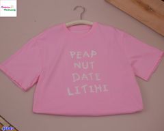 Áo thun hồng PEAP NUT