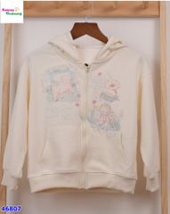 Áo khoác kem thỏ