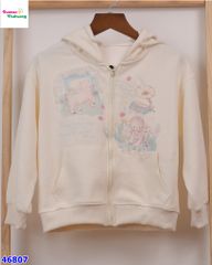 Áo khoác kem thỏ