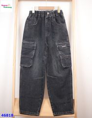 Quần jean đen túi hộp Original