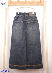 Quần jean xanh viền nhạt