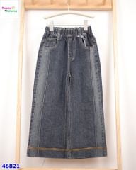 Quần jean xanh viền nhạt