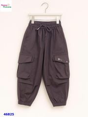 Quần túi hộp JLBB tím đậm thêu chữ D