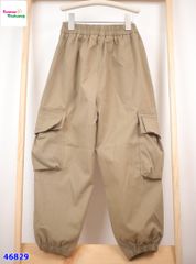 Quần túi hộp JLBB nâu thêu chữ D