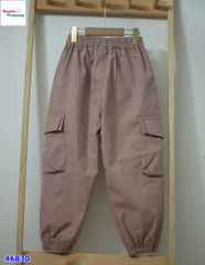 Quần túi hộp JLBB hồng nhạt thêu chữ D