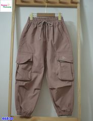 Quần túi hộp JLBB hồng nhạt thêu chữ D