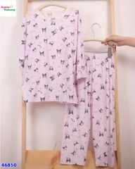 Bộ dài Tencel tím Kuromi