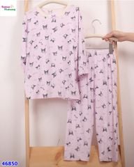 Bộ dài Tencel tím Kuromi