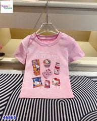 Áo thun hồng Hello Kitty Cozy Days