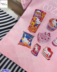 Áo thun hồng Hello Kitty Cozy Days