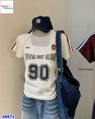 Áo thun trắng số 90