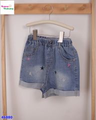 Quần short jean ngôi sao
